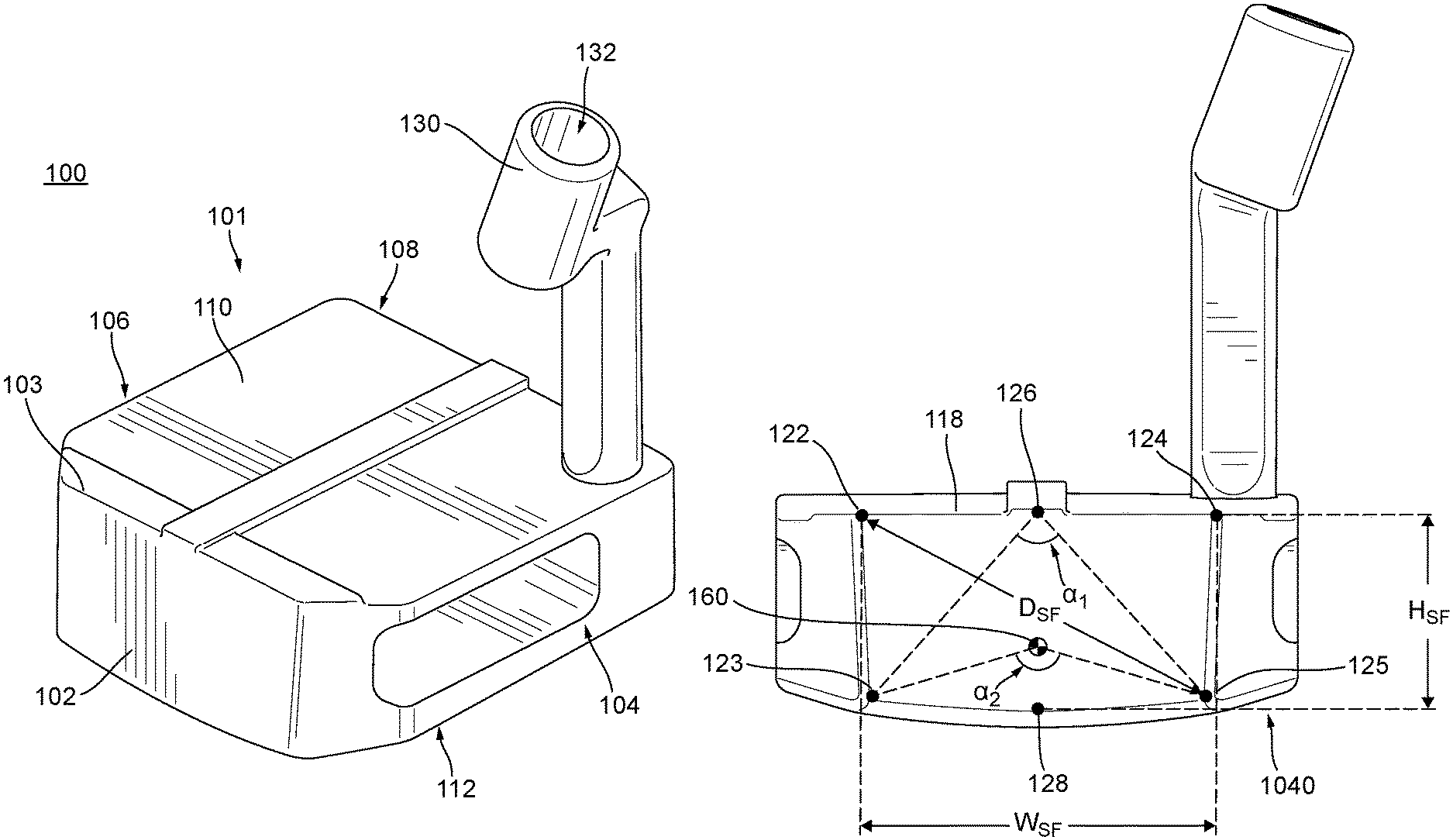“Compact Putter Head” (U.S. #11.911.670 B2) - Paten - AFFA