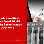 Mahkamah Konstitusi Nyatakan Pasal 10 UU Hak Cipta Bertentangan dengan UUD 1945 - AFFA IPR